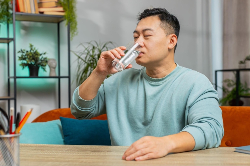 uống nước lọc